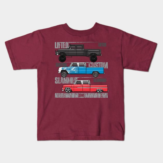 3 in 1 Kids T-Shirt by JRCustoms44